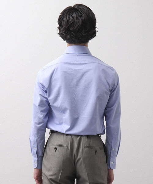 NOLLEY'S goodman（ノーリーズグッドマン）の「HGカノコ ストレッチ ドレスシャツ 無地 ストライプ ビジネスシャツ（ビジネスシャツ・メンズ・ライトブルー/ブルー系その他7/ホワイト/ブラック系その他・S/L/XL/M）」の17枚目の写真