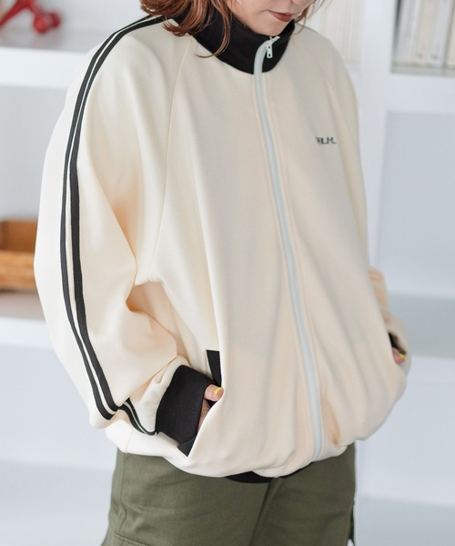 PBLIM（ページボーイリム）の「PAGEBOYLIM/トラックジャケット（その他アウター・レディース・ネイビー/カーキ/アイボリー・FREE）」の9枚目の写真