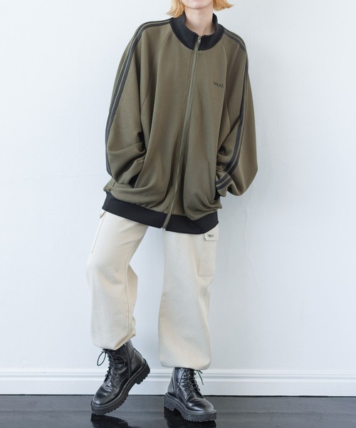 PBLIM（ページボーイリム）の「PAGEBOYLIM/トラックジャケット（その他アウター・レディース・ネイビー/カーキ/アイボリー・FREE）」の5枚目の写真