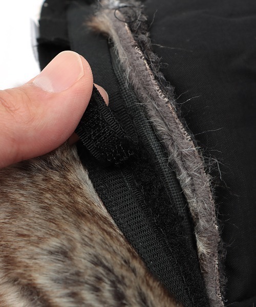 チチカカ（チチカカ）の「ボア×フェイクファーフライトキャップ（キャップ・レディース・キャメル/カーキ/チャコールグレー・FREE）」の9枚目の写真