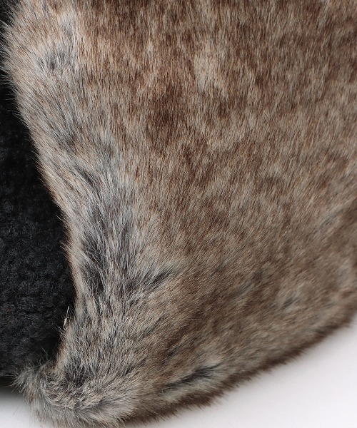 チチカカ（チチカカ）の「ボア×フェイクファーフライトキャップ（キャップ・レディース・キャメル/カーキ/チャコールグレー・FREE）」の8枚目の写真