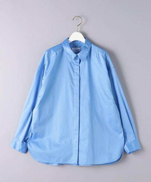 UNITED ARROWS ブラウス　ライトブルー　サイズ38 UNITED ARROWS（ユナイテッドアローズ） 長袖ブラウス 38 ライトブルー