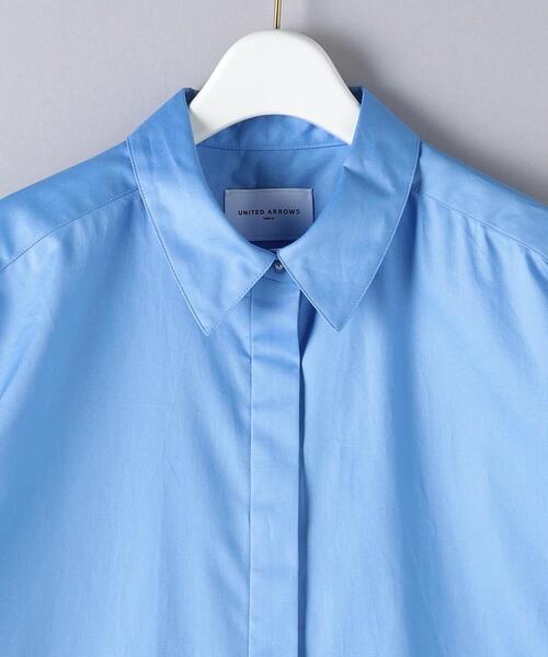 UNITED ARROWS ブラウス　ライトブルー　サイズ38 UNITED ARROWS（ユナイテッドアローズ） 長袖ブラウス 38 ライトブルー