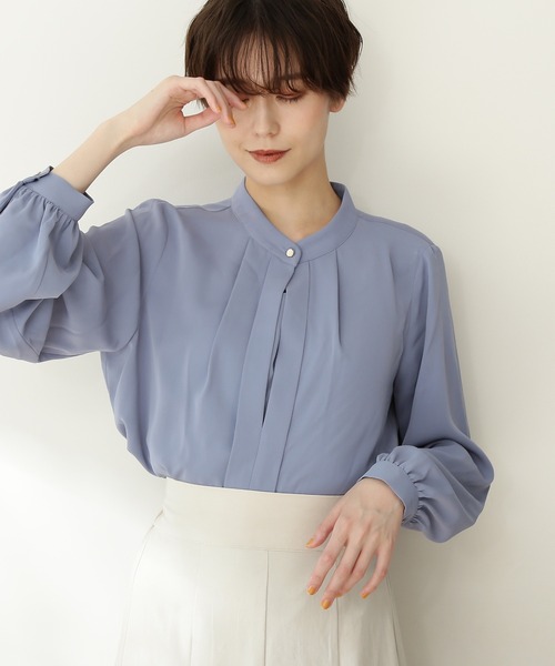 セール 追加生産 スタンドカラーフロントタックブラウス シャツ ブラウス N N Natural Beauty Basic エヌエヌナチュラルビューティーベーシック のファッション通販 Zozotown