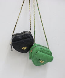 onulsoha | キルトハートチェーンポシェット(ショルダーバッグ)