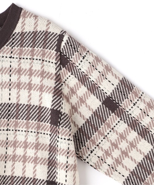 PROPORTION BODY DRESSING(プロポーションボディドレッシング)の「チェックJQカーディガン / 1212274502(カーディガン/ボレロ・レディース・ダークグレー/ホワイト系その他・SMALL/MEDIUM)」の10枚目の写真