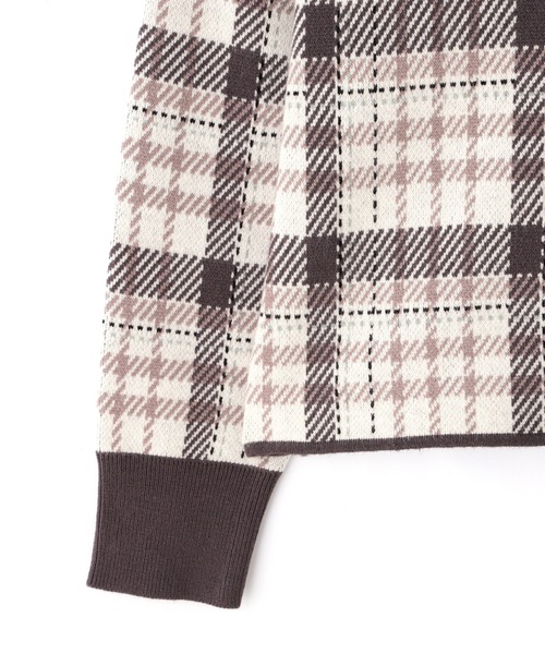 PROPORTION BODY DRESSING(プロポーションボディドレッシング)の「チェックJQカーディガン / 1212274502(カーディガン/ボレロ・レディース・ダークグレー/ホワイト系その他・SMALL/MEDIUM)」の11枚目の写真