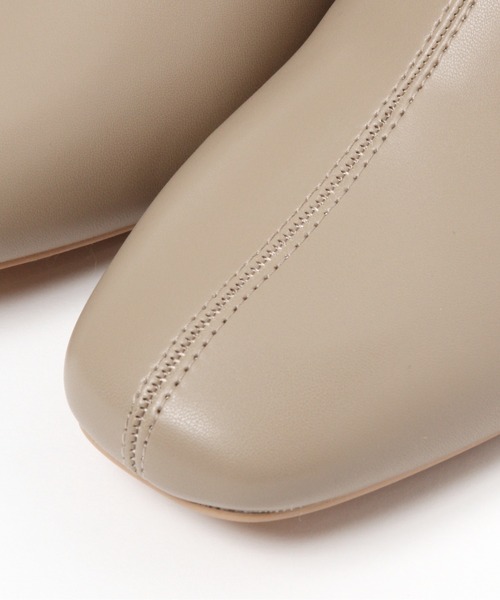 studio CLIP（スタディオクリップ）の「柔らかストレッチヒールブーツ（ブーツ・レディース・ブラック/ブラウン/オフホワイト/ベージュ・MEDIUM/LARGE/X-LARGE）」の5枚目の写真