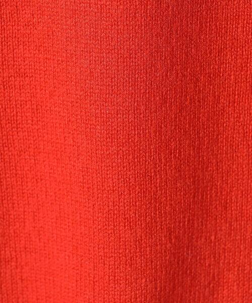 BEAUTY&YOUTH UNITED ARROWS（ビューティーアンドユースユナイテッドアローズ）の「ウールカシミヤ天竺 クルーネック ニット プルオーバー -ウォッシャブル-（ニット/セーター・レディース・オレンジ/ライトグレー/ライム/ブラック・FREE）」の21枚目の写真