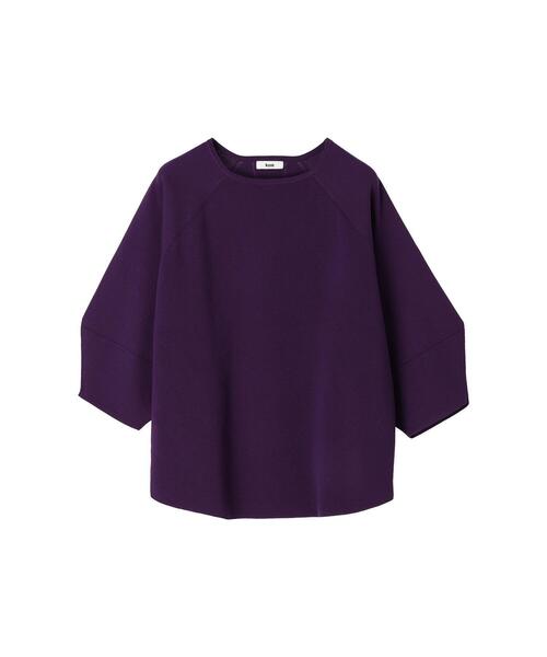 koe(コエ)の「ライト段ボールランタンスリーブPO*(Tシャツ/カットソー・レディース・ブラック/ブルー/アイボリー/パープル・FREE)」の16枚目の写真