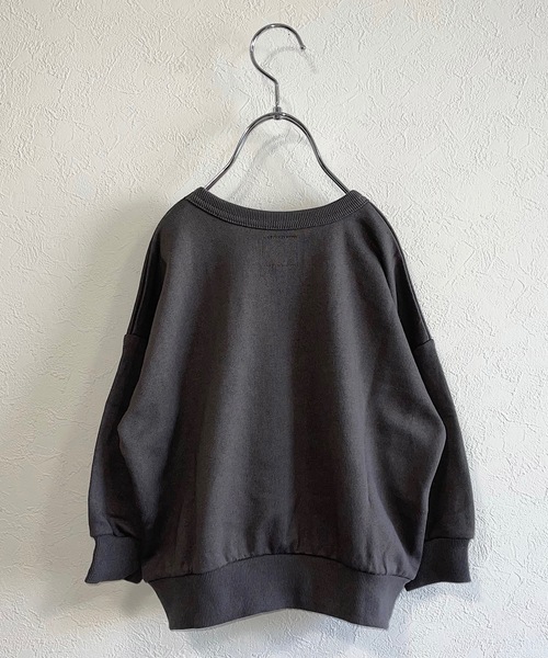 Life Support Products（ライフサポートプロダクツ）の「ウラケカレッジプリントトレーナー（80～150cm）（スウェット・キッズ・ライトブルー/ベージュ/レッド/オフホワイト/マスタード/チャコール・90/100/110/120/80/130/95/140/150）」の10枚目の写真