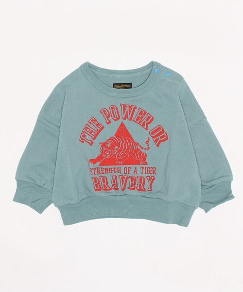 Life Support Products（ライフサポートプロダクツ）の「ウラケカレッジプリントトレーナー（80～150cm）（スウェット・キッズ・ライトブルー/ベージュ/レッド/オフホワイト/マスタード/チャコール・90/100/110/120/80/130/95/140/150）」の13枚目の写真