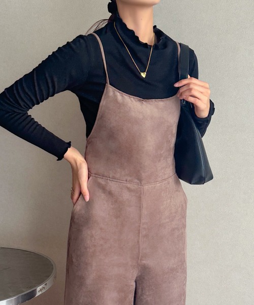 【未使用品】ベージュ レース装飾 サロペット 3D刺繍サロペット｜フレディ＆グロスターの通販｜&mall（アンド