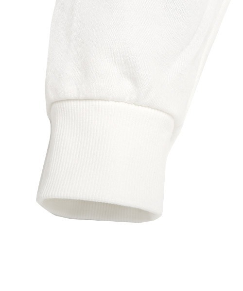 LUXSTYLE（ラグスタイル）の「フラワープリントトレーナー（スウェット・メンズ・ホワイト/ブラック・M/L）」の10枚目の写真