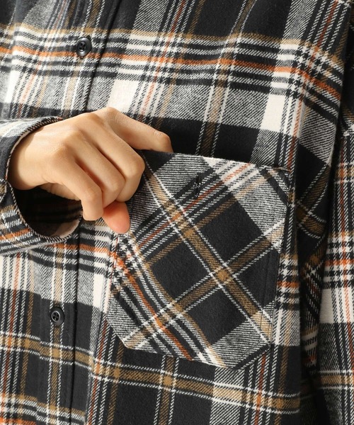 niko and...（ニコアンド）の「CPOチェックワンピース（ワンピース・レディース・ブラウン/ライトグレー/チャコール/ブルー・FREE）」の18枚目の写真