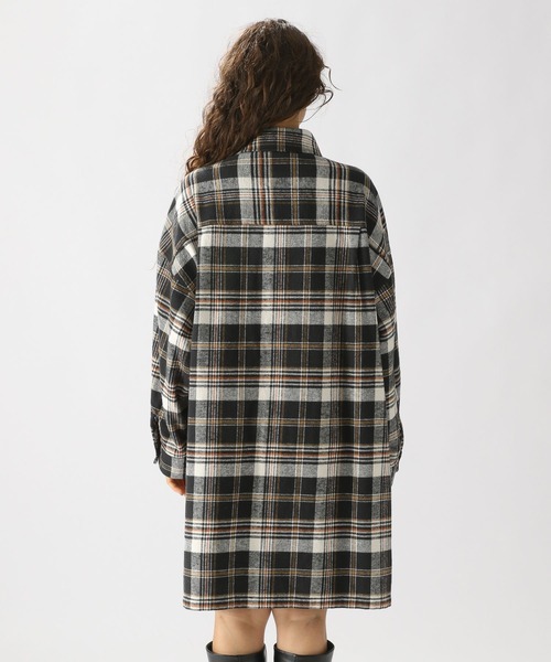 niko and...（ニコアンド）の「CPOチェックワンピース（ワンピース・レディース・ブラウン/ライトグレー/チャコール/ブルー・FREE）」の13枚目の写真