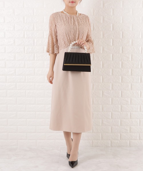 Lace Ladies（レースレディース）の「パールハンドル2wayハンドバッグ（クラッチバッグ・レディース・グレー/ブラック/ベージュ・FREE）」の7枚目の写真