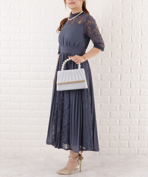 Lace Ladies（レースレディース）の「パールハンドル2wayハンドバッグ（クラッチバッグ・レディース・グレー/ブラック/ベージュ・FREE）」の15枚目の写真