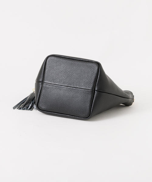soeur(スール)の「SOEUR/レザー台形ショルダーBAG(ショルダーバッグ・レディース・グレー/パープル/ブラック・フリー)」の17枚目の写真