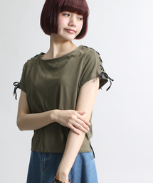 WEGO | WEGO/レースアップTシャツ(Tシャツ/カットソー)