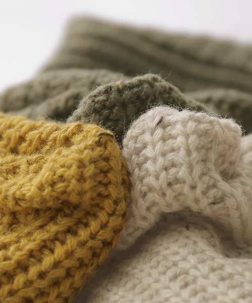 osharewalker（オシャレウォーカー）の「『配色MIXネップヤーンタートルネックニット』（ニット/セーター・レディース・カーキ/マスタード/ライトベージュ・FREE）」の19枚目の写真