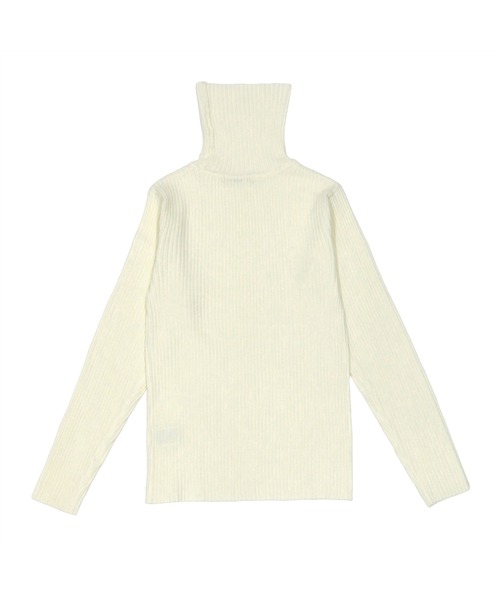 TOKYO SHIRTS(トウキョウシャツ)の「リブタートルネック ベーシックニットプルオーバー(ニット/セーター・レディース・ブラック/グレイッシュブルー/カーキオリーブ/アイボリー・M/LL/L)」の12枚目の写真