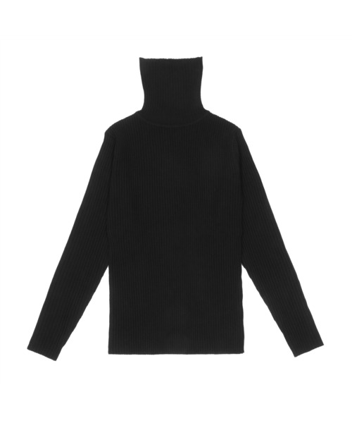 TOKYO SHIRTS(トウキョウシャツ)の「リブタートルネック ベーシックニットプルオーバー(ニット/セーター・レディース・ブラック/グレイッシュブルー/カーキオリーブ/アイボリー・M/LL/L)」の17枚目の写真