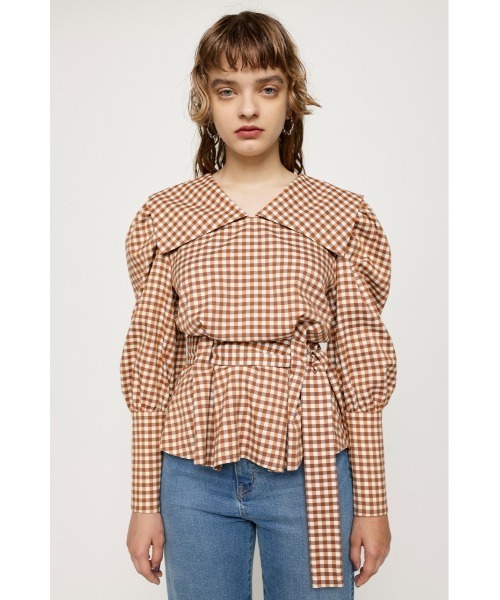 SLY ビッグシャツ SLY（スライ）の「BIG COLLAR BROWSING TOPS ビッグカラー