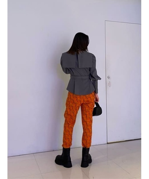 SLY(スライ)の「BIG COLLAR BROWSING TOPS ビッグカラー ブラウジン グトップス(シャツ/ブラウス・レディース・グレー/ブラウン系その他2・FREE)」の20枚目の写真
