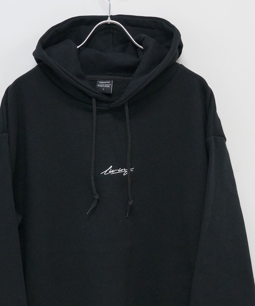 TRAP/U （トラップユー）の「30/10 裏起毛 フロント ワンポイント 刺繍