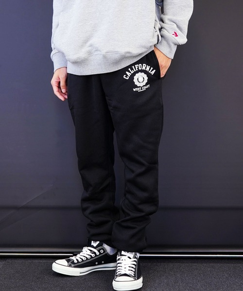 Burner(バーナー)の「【GROOVY STORE】ロゴ入りスウェットパンツ 裏起毛(スウェットパンツ・メンズ・ブラック/ライトブラック/グレー/ネイビー・LL/M/L)」の2枚目の写真