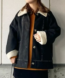 HONEYSUCKLE ROSE | 【HONEYSUCKLE ROSE】コーデュロイボアジャケット(ブルゾン)