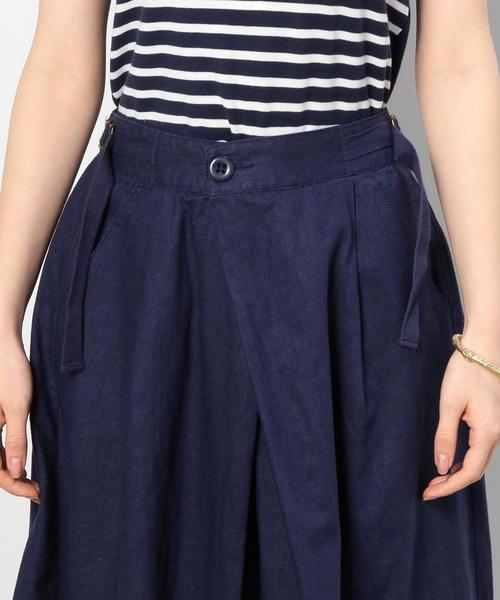 coen(コーエン)の「撥水加工DIAMAGICミディ丈フレアスカート(スカート・レディース・ナチュラル/ネイビー・FREE)」の8枚目の写真