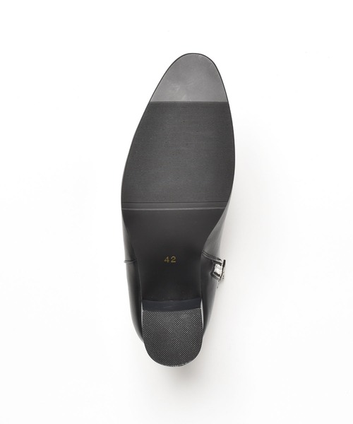 endevice(エンデヴァイス)の「サイドジップ ヒールブーツ / ハイヒール(ブーツ・メンズ・ブラック・40/42/44)」の7枚目の写真