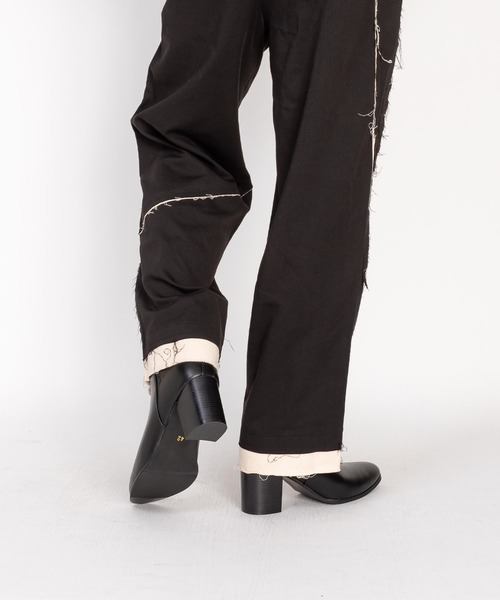 endevice(エンデヴァイス)の「サイドジップ ヒールブーツ / ハイヒール(ブーツ・メンズ・ブラック・40/42/44)」の13枚目の写真