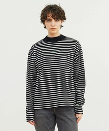 FRAPBOIS（フラボア）の「モックボーダー カットソー（Tシャツ/カットソー）」