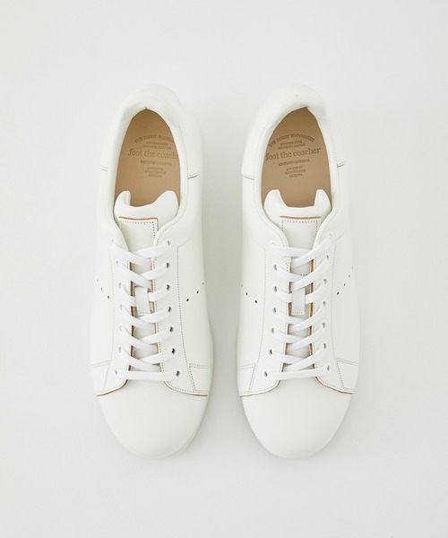 foot the coacher(フットザコーチャー)の「【foot the coacher】SMITH(ドレスシューズ・メンズ・ホワイト・27)」の3枚目の写真