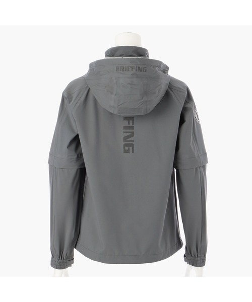 BRIEFING（ブリーフィング）の「【ブリーフィングゴルフ】WOMENS WATER PROOF FZ JACKET（ナイロンジャケット・レディース・グレー・M/S/XS）」の12枚目の写真