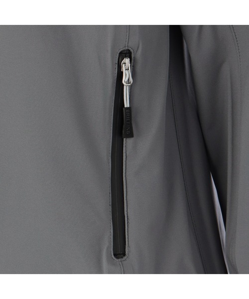 BRIEFING（ブリーフィング）の「【ブリーフィングゴルフ】WOMENS WATER PROOF FZ JACKET（ナイロンジャケット・レディース・グレー・M/S/XS）」の5枚目の写真