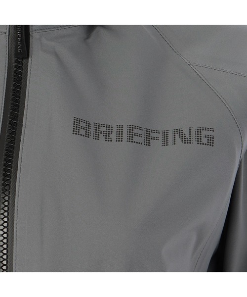 BRIEFING（ブリーフィング）の「【ブリーフィングゴルフ】WOMENS WATER PROOF FZ JACKET（ナイロンジャケット・レディース・グレー・M/S/XS）」の4枚目の写真