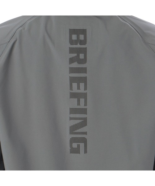 BRIEFING（ブリーフィング）の「【ブリーフィングゴルフ】WOMENS WATER PROOF FZ JACKET（ナイロンジャケット・レディース・グレー・M/S/XS）」の3枚目の写真