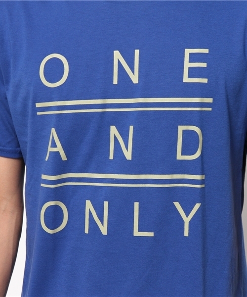 OUTLET（アウトレット）の「【CIAOPANIC TYPY】ONEANDONLYプリントTee（Tシャツ/カットソー・メンズ・ブルー・LARGE/SMALL/MEDIUM）」の9枚目の写真