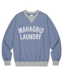 『mahagrid/マハグリッド』LAUNDRY SWEATSHIRT/ランドリー スウェットシャツ