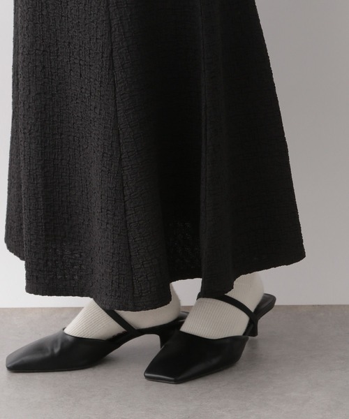 LOWRYS FARM(ローリーズファーム)の「フクレジャガードカットフレアスカート 185889(スカート・レディース・ブラック/アイボリー/グリーン/イエロー・FREE)」の16枚目の写真