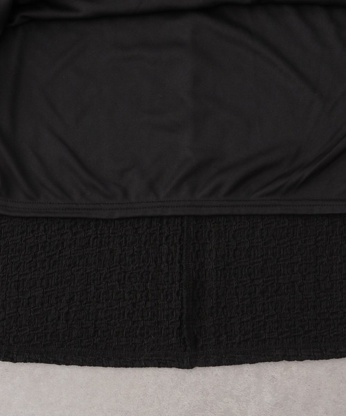 LOWRYS FARM(ローリーズファーム)の「フクレジャガードカットフレアスカート 185889(スカート・レディース・ブラック/アイボリー/グリーン/イエロー・FREE)」の18枚目の写真