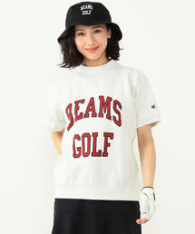〈WOMEN〉CHAMPION × BEAMS GOLF / 別注 リバースウィーブ モックネックシャツ
