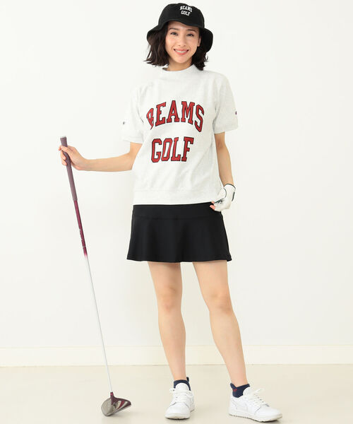WOMEN〉CHAMPION × BEAMS GOLF / 別注 リバースウィーブ モック