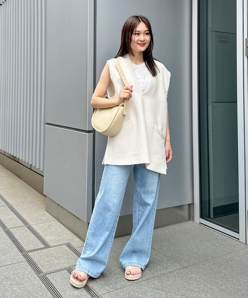 JOINT WORKS（ジョイントワークス）の「ツイード フリンジベスト（ベスト・レディース・アイボリー・FREE）」の7枚目の写真