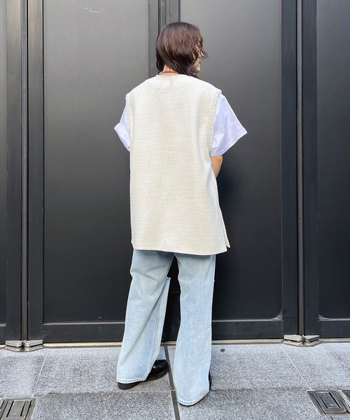 JOINT WORKS（ジョイントワークス）の「ツイード フリンジベスト（ベスト・レディース・アイボリー・FREE）」の18枚目の写真