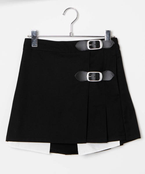 WEGO（ウィゴー）の「WEGO/ラッププリーツローライズミニスカパン（スカート・レディース・ブラック/ブラック系その他4・FREE）」の11枚目の写真